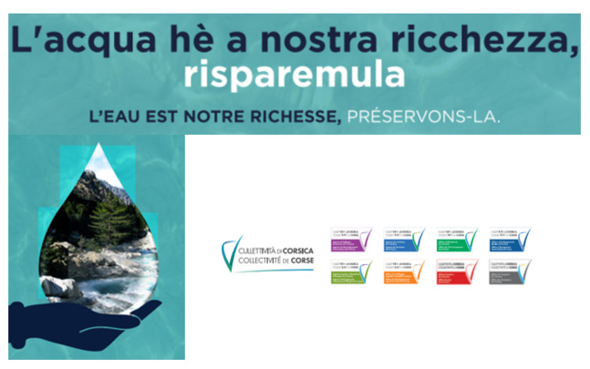 L'acqua hè a nostra ricchezza, risparemula ! L'acqua hè a nostra ricchezza, risparemula !