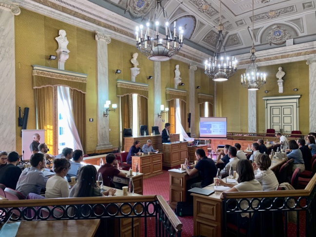Colloque « Enquêtes Déplacements », mercredi 21 septembre 2022 au Palais Lantivy d'Aiacciu. Colloque « Enquêtes Déplacements », mercredi 21 septembre 2022 au Palais Lantivy d'Aiacciu.