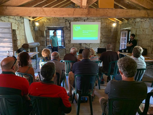 Présentation de la filière Bois-Energie par Christian Mariani, chef de l’unité Energie à l'AUE.