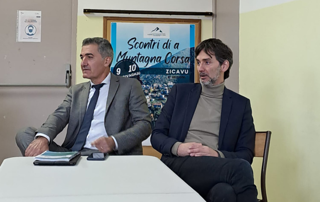 Alexis MILANO, Directeur, aux côtés de Julien PAOLINI, Président de l'AUE. Alexis MILANO, Directeur, aux côtés de Julien PAOLINI, Président de l'AUE.