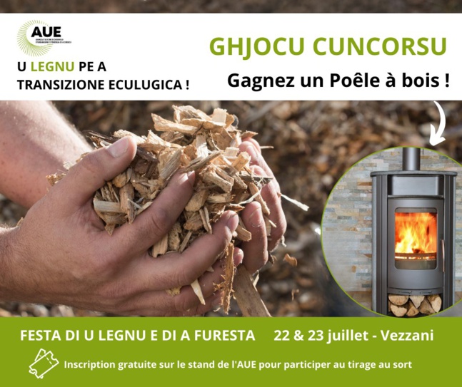 Ghjocu Cuncorsu : gagnez un Poêle à Bois à la foire de Vezzani samedi 22 et dimanche 23 juillet!