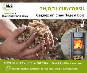 Ghjocu cuncorsu : gagnez votre chauffage à Bois à la foire de Vezzani ! Ghjocu cuncorsu : gagnez votre chauffage à Bois à la foire de Vezzani !