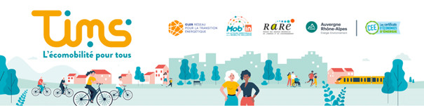 TIMS est piloté par le CLER – Réseau pour la transition énergétique, aux côtés de Mob’In - les acteurs territoriaux de la mobilité inclusive, l’agence régionale Auvergne-Rhône-Alpes Énergie Environnement (AURA-EE) et le Réseau des Agences Régionales de l’Énergie et de l’Environnement (RARE), ce programme vise à offrir des solutions d’écomobilité aux populations éloignées des services de déplacement adaptés à leur besoin en accompagnant les territoires. TIMS est piloté par le CLER – Réseau pour la transition énergétique, aux côtés de Mob’In - les acteurs territoriaux de la mobilité inclusive, l’agence régionale Auvergne-Rhône-Alpes Énergie Environnement (AURA-EE) et le Réseau des Agences Régionales de l’Énergie et de l’Environnement (RARE), ce programme vise à offrir des solutions d’écomobilité aux populations éloignées des services de déplacement adaptés à leur besoin en accompagnant les territoires.