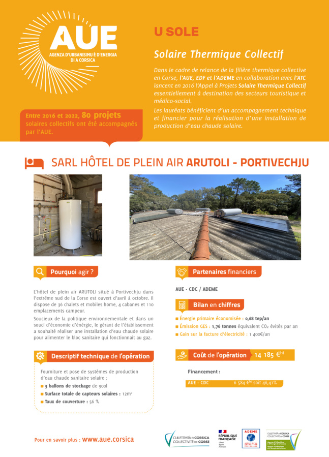 Chauffe-eau solaire : découvrez les projets exemplaires d'hôtels et résidences touristiques corses !