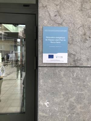 L'espace JP de Rocca-Serra améliore son confort et réduit sa consommation d'énergie L'espace JP de Rocca-Serra améliore son confort et réduit sa consommation d'énergie