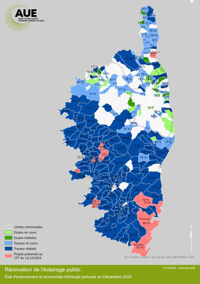 Rénovation de l’éclairage public : l’AUE félicitée ! Rénovation de l’éclairage public : l’AUE félicitée !