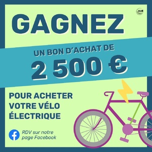 Cuncorsu : gagnez votre vélo électrique sur notre page Facebook !