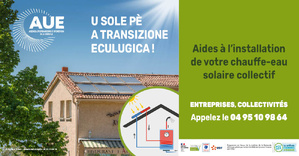L’AUE et Manergy ensemble pour développer le solaire thermique