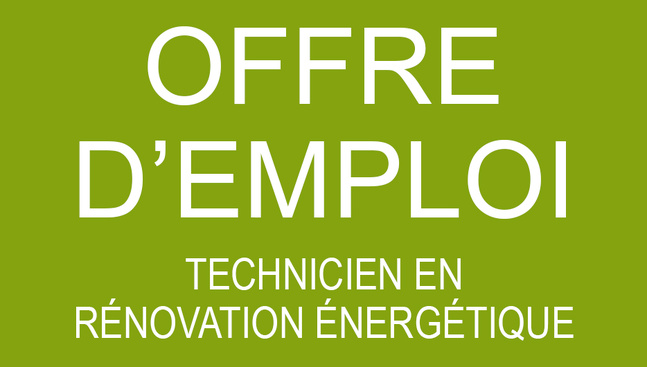 L'AUE recherche son futur technicien en rénovation énergétique !
