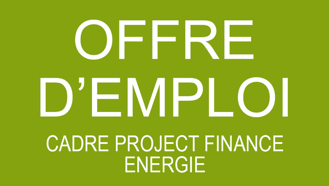 L'AUE recherche son futur cadre project finance - Energie !