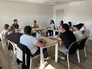 L'équipe de l'AUE a été coachée par Ange-Marie Morange, chargé d'études en urbanisme