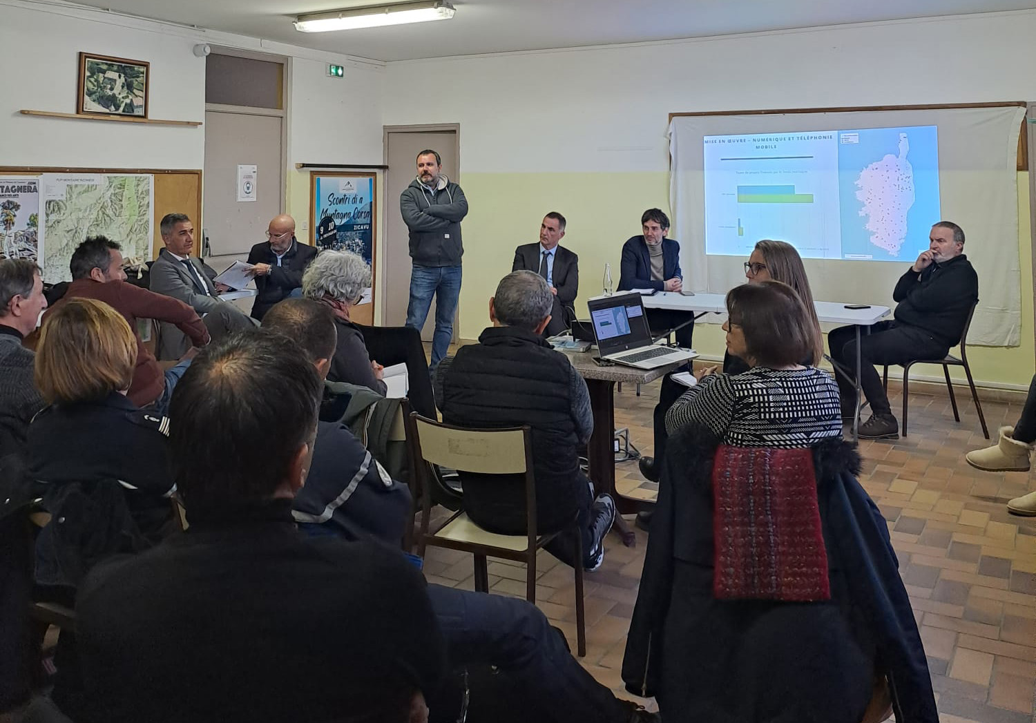 Echanges avec Gilles SIMEONI, Président du Conseil Exécutif de Corse et Julien PAOLINI, Président de l'AUE.