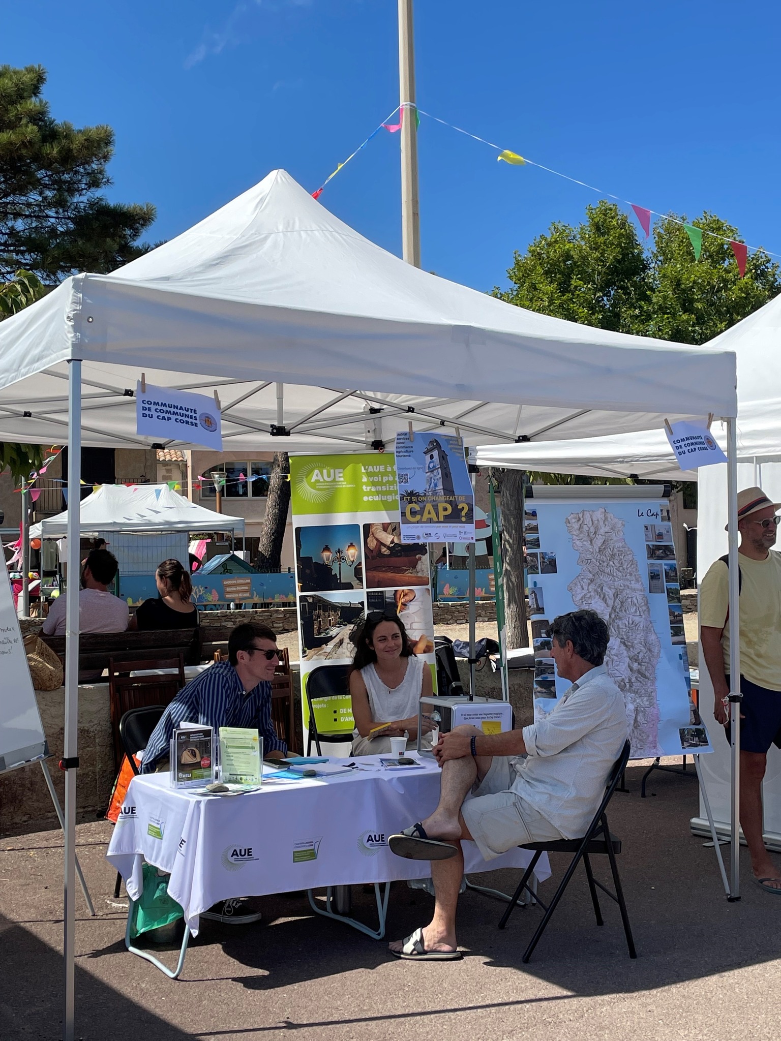 L'AUE à a Festa di u Mare di Santa Severa, in lugliu. L'AUE à a Festa di u Mare di Santa Severa, in lugliu.
