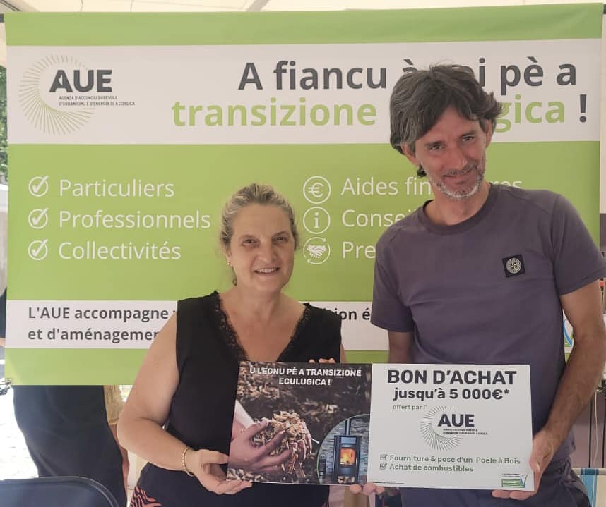 L’AUE à la Fête du Bois de Vezzani : jeu-concours et renseignements étaient au programme !