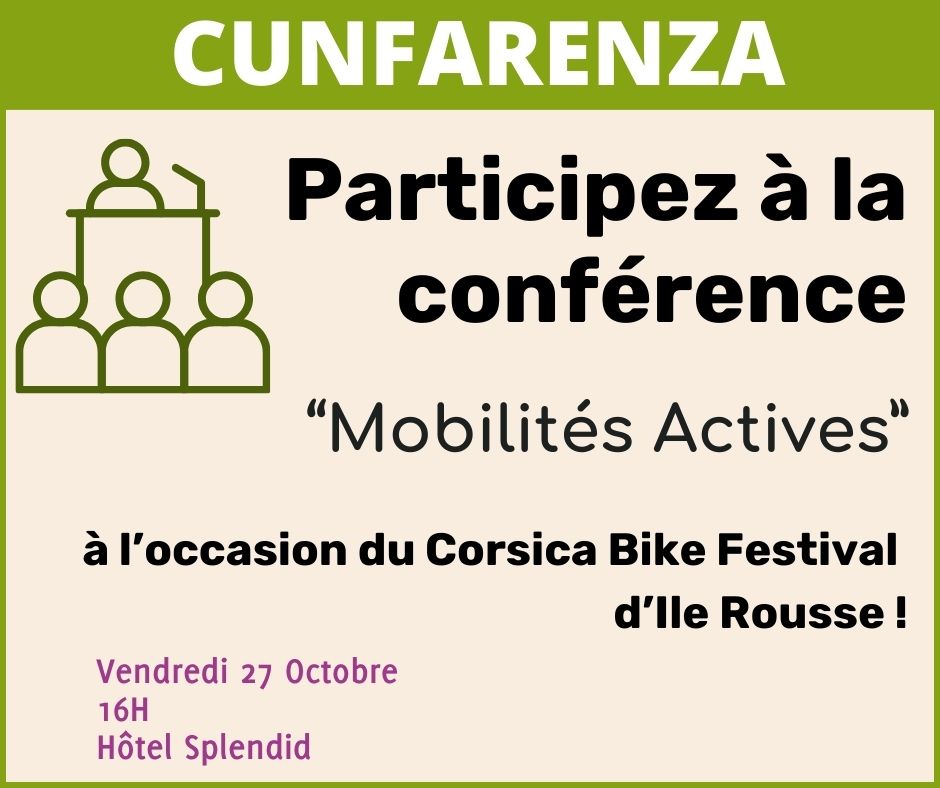 L’AUE au Corsica Bike Festival : jeu-concours, conférence et stand d’information