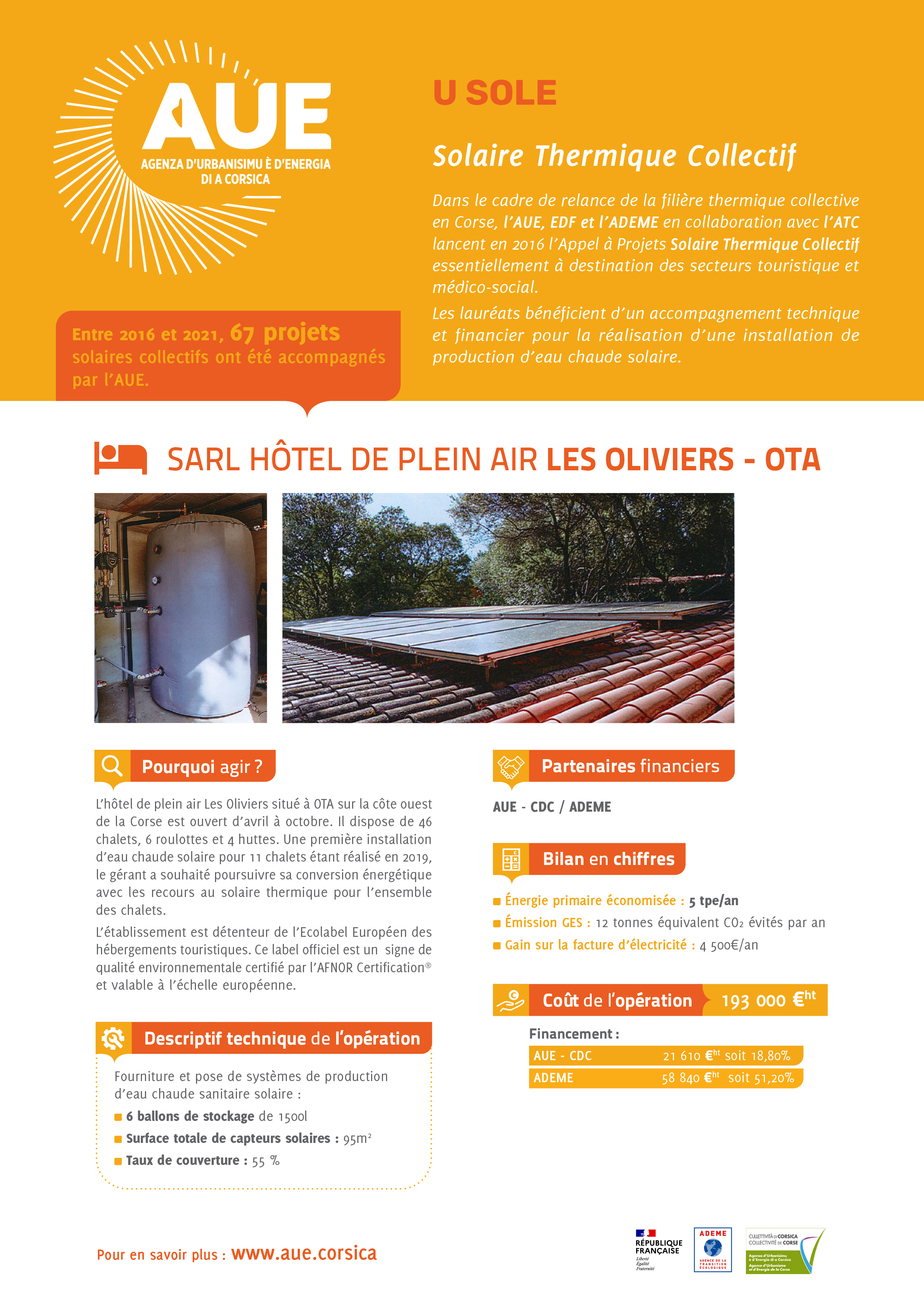 Chauffe-eau solaire : découvrez les projets exemplaires d'hôtels et résidences touristiques corses !