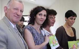 Présentation de l'opération "Livret Eco-gestes" à l'école de Mezzana