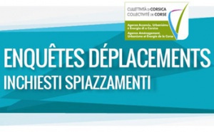 Résultats enquêtes déplacements sur la mobilité des personnes en Corse