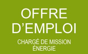 OFFRE D'EMPLOI : Chargé de mission Energie (H/F)