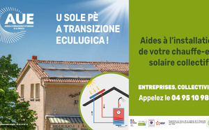 L’AUE et Manergy ensemble pour développer le solaire thermique
